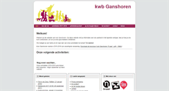 Desktop Screenshot of kwbganshoren.be