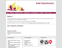 Tablet Screenshot of kwbganshoren.be